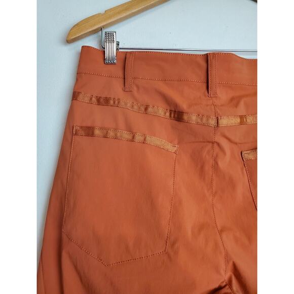 Standard Cloth Urban Outfitters Mens Small Nylon Tech Pant Cargo Orange Pockets - Picture 6 of 12